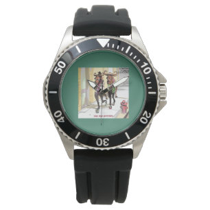 Mens Funny Rubber Gnu Age Hipster Watch