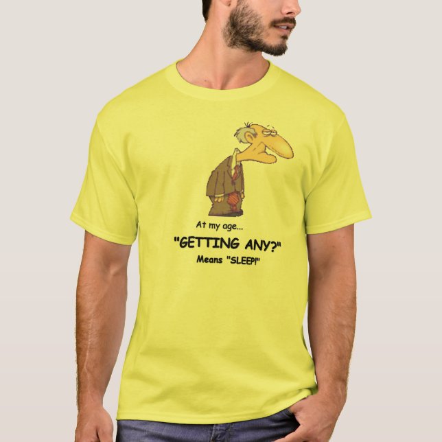 Men's  Funny Senior Citizen Tee (Front)