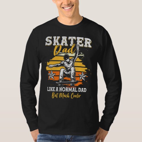 Mens Funny Skateboard  Graphic For Dads And Men Sk T_Shirt