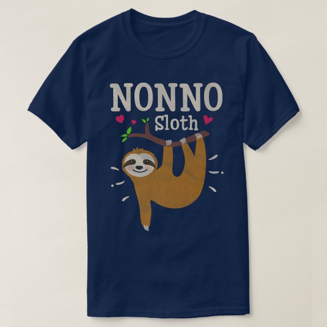 Mens Funny Sloth Graphic Humor Zoo Animal Lovers N T-Shirt (Design Front)