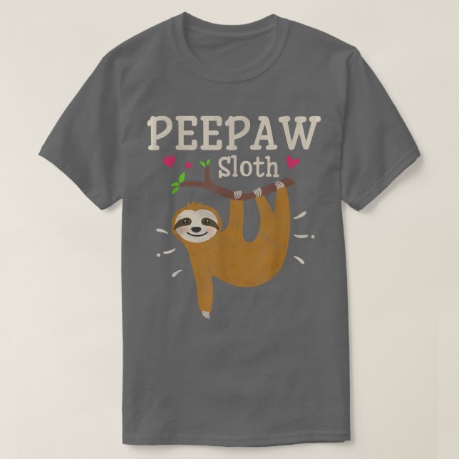 Mens Funny Sloth Graphic Humor Zoo Animal Lovers P T-Shirt (Design Front)
