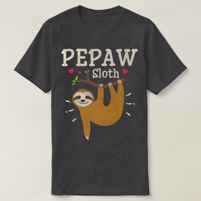 Mens Funny Sloth Graphic Humor Zoo Animal Lovers P T-Shirt (Design Front)