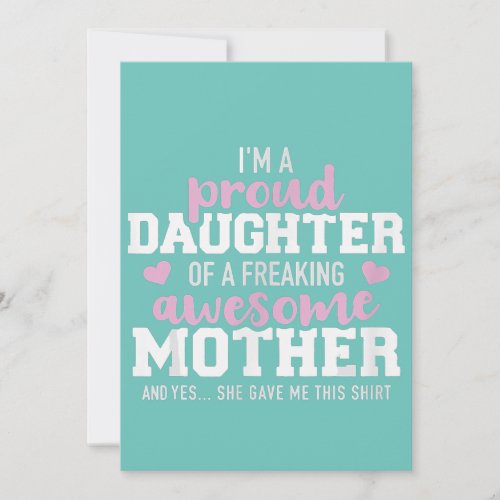 Mens Funny Son In Law Of A Freaking Awesome Mother Announcement