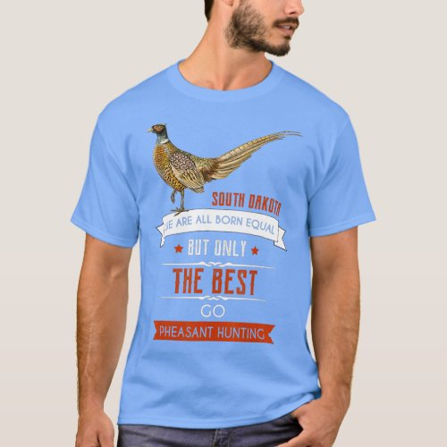 Mens Funny South Dakota Pheasant Hunting Bird Hunt T_Shirt