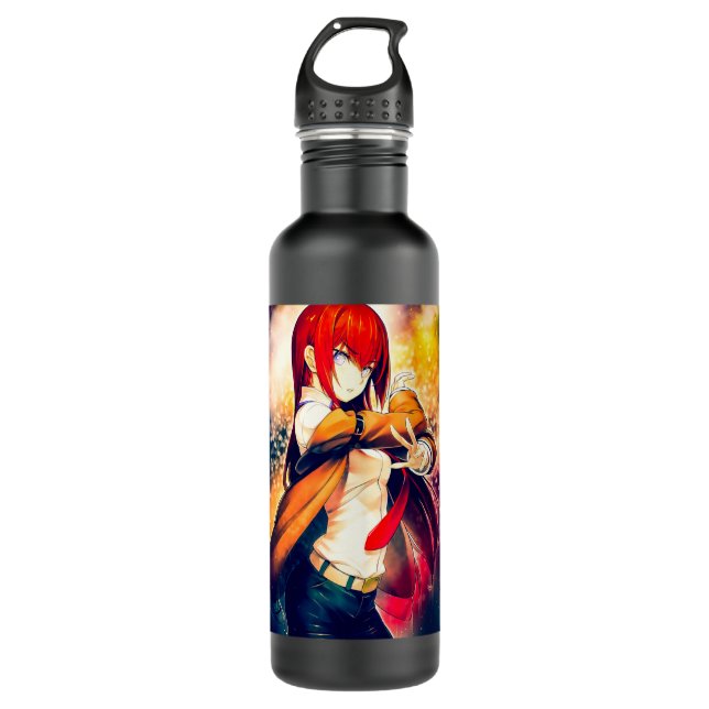 Mens Funny Steins Anime Gate  Gifts For Music Fans Stainless Steel Water Bottle (Front)