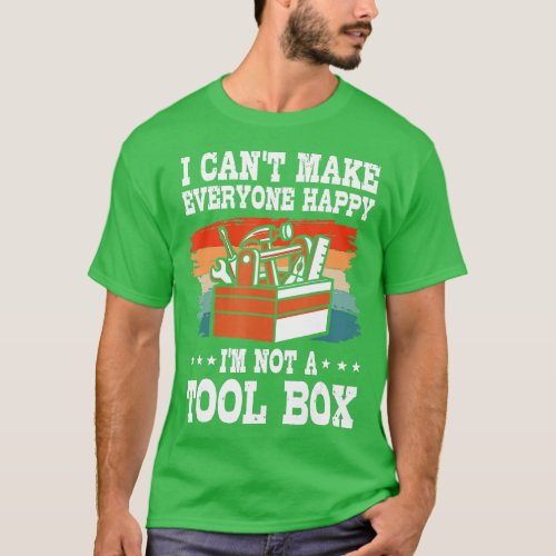 Mens Funny Tool Box Lover Outfit For Handyman Mech T_Shirt