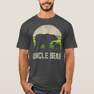 Mens Funny Uncle Bear Shirts From Niece & Nephew, 