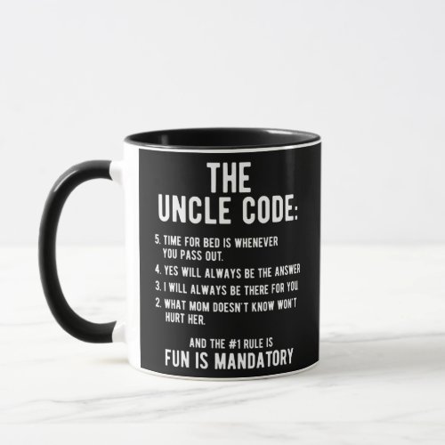 Mens Funny Uncle Gifts From Niece Nephew The Mug