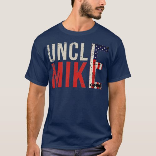 Mens Funny Uncle Mike  for men gift T_Shirt