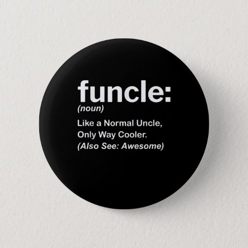 Mens Funny Uncle Shirt Mens Funcle Definition Gift Button