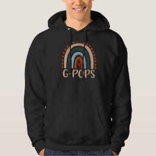 Mens G Pops Rainbow Boho Rainbow G Pops Cool Dad F Hoodie