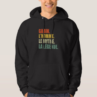Mens Gabin L'Homme Le Homme Le Myth La Legende Ori Hoodie