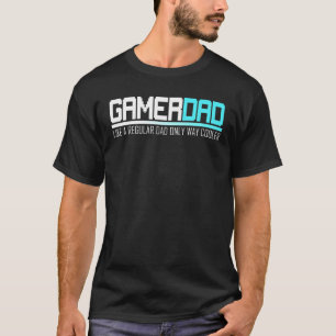 Mens Gamer Dad Cute Fathers Day T-Shirt