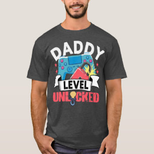 Mens Gaming Daddy Unlocked Gamer New Dad Premium T-Shirt