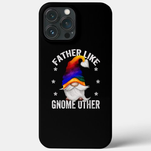 Mens Gay Fathers Day Gnome Pun For Men Funny Gay iPhone 13 Pro Max Case