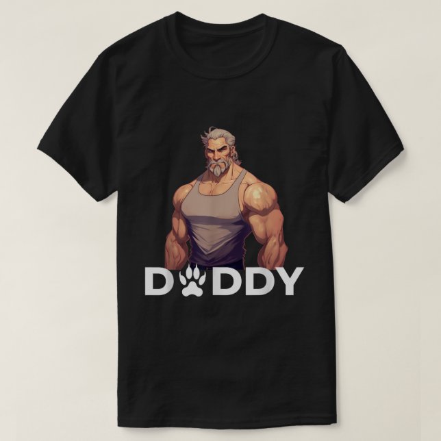 Mens Gay Polar Bear Muscle Daddy Bear LGBT Gay Pri T-Shirt (Design Front)