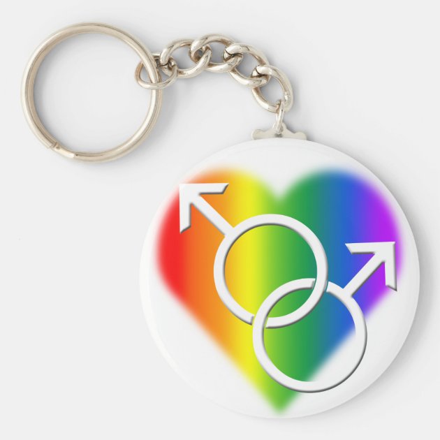 Mens Gay Pride Keychain Rainbow Love Keychain Zazzle picture