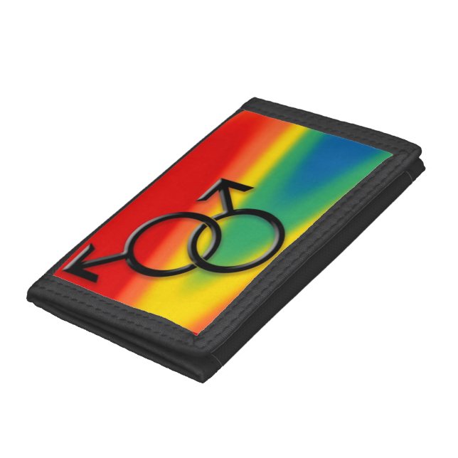 Men's Gay Pride Wallets Same-Sex Love Gifts (Bottom)