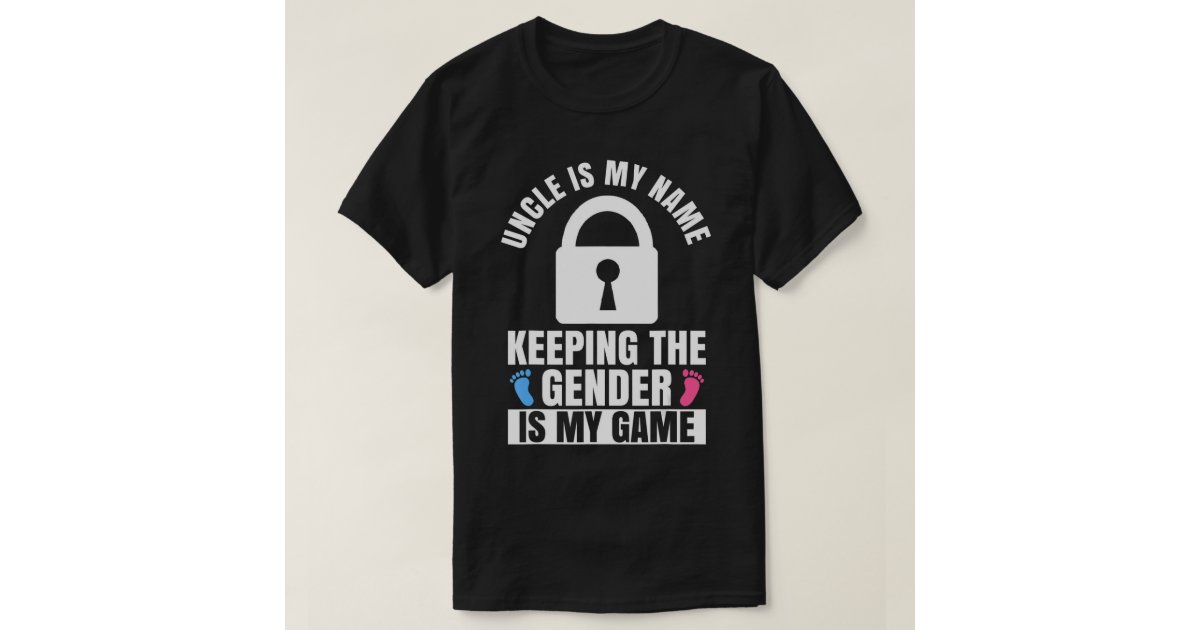 Mens Gender Reveal Design for a Keeper of the Gend T-Shirt