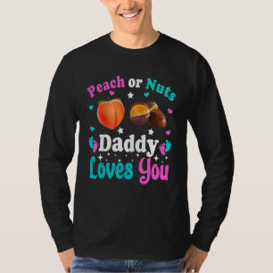 Mens Gender Reveal For Dad Cool Baby Shower Party T-Shirt