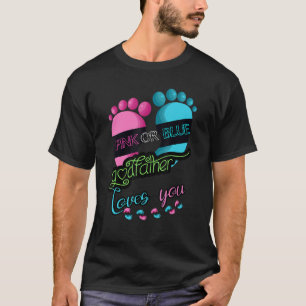 Mens Gender Reveal Party Team Baby Shower Pinkness T-Shirt