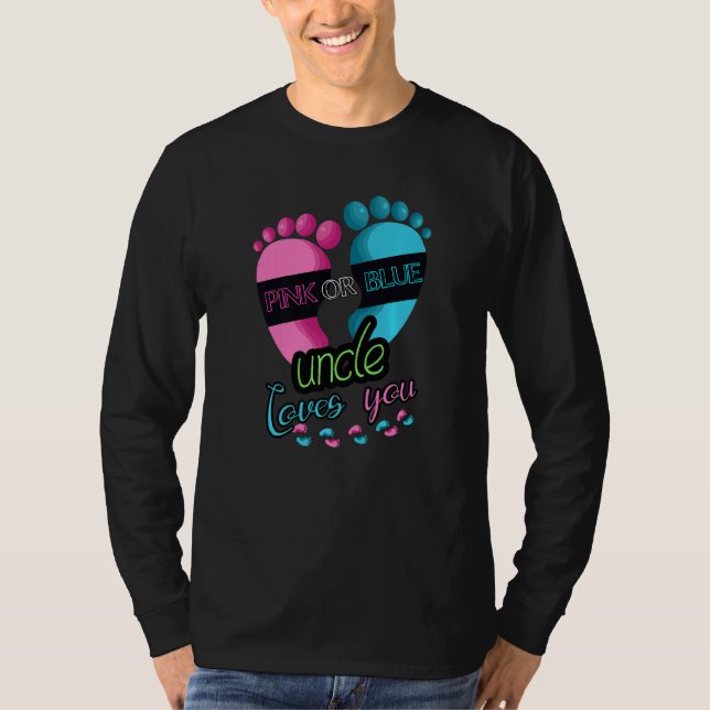 Mens Gender Reveal Party Team Baby Shower Pinkness T-Shirt (Front)