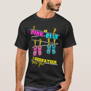Mens Gender Reveal Party Team Baby Shower Pinkness T-Shirt