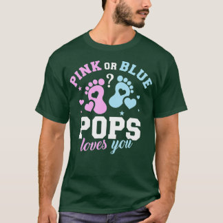 Mens Gender reveal pops T-Shirt