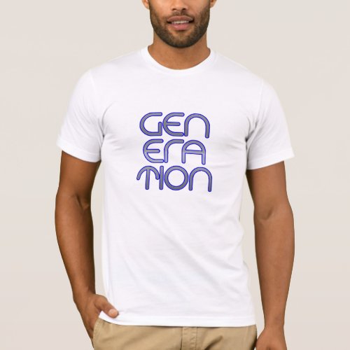 Mens Generation Type Logo T_Shirt