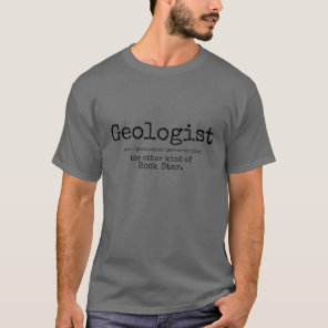 Mens Geologist Definition Funny Geology T-Shirt