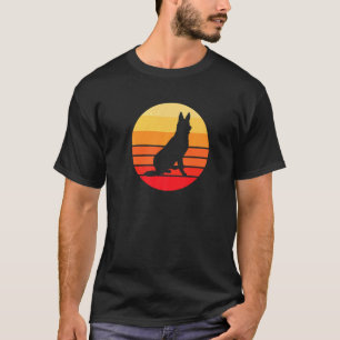 Mens German Shepherd Sunset T-Shirt