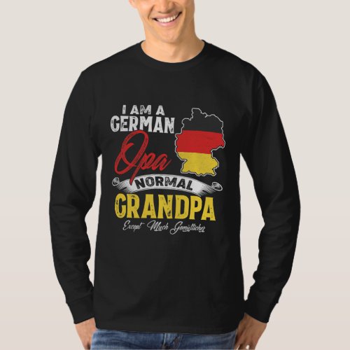 Mens Germany German Opa Funny Grandpa Tee For Men