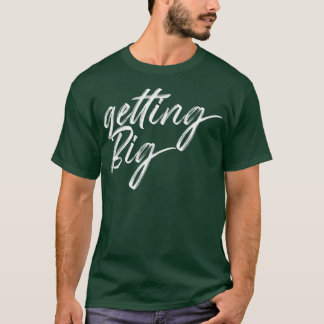 Mens GETTING BIG Gym Fitness Workout Bodybuilding T-Shirt