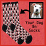 Mens Gift Fathers Day Personalized Dog Photo Face Socks