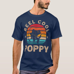 Mens Gift For Fathers Day Tee Reel Cool Poppy Fis