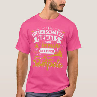 Mens Gift For Trumpet Players Men Trumpet Grandpa  T-Shirt