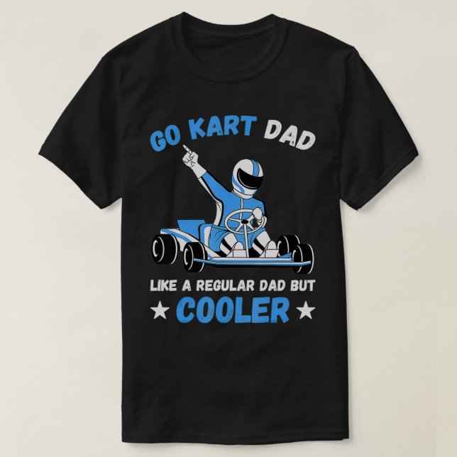 Mens Go Kart Dad Go Kart Racing  T-Shirt (Design Front)