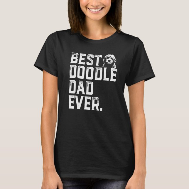 Mens Goldendoodle Dad Best Doodle Dad Ever T-Shirt (Front)