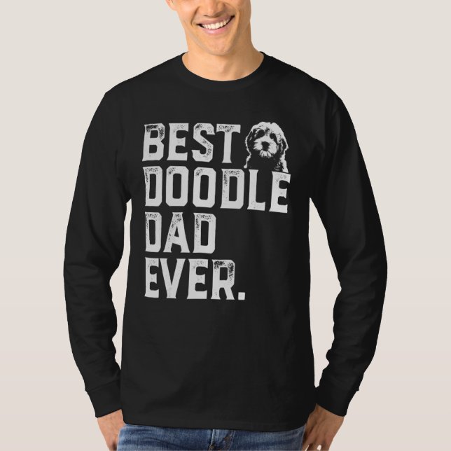 Mens Goldendoodle Dad  Best Doodle Dad Ever T-Shirt (Front)