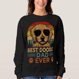 Mens Goldendoodle Dog Vintage Best Doodle Dad Ever Sweatshirt