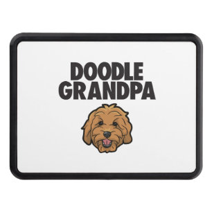 Mens Goldendoodle Grandpa Doodle Papa Cute Goldend Hitch Cover