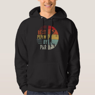 Mens Golf Best Pepaw By Par Grandpa Golfer Father' Hoodie