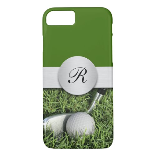 Mens Golf Theme iPhone 7 Cases
