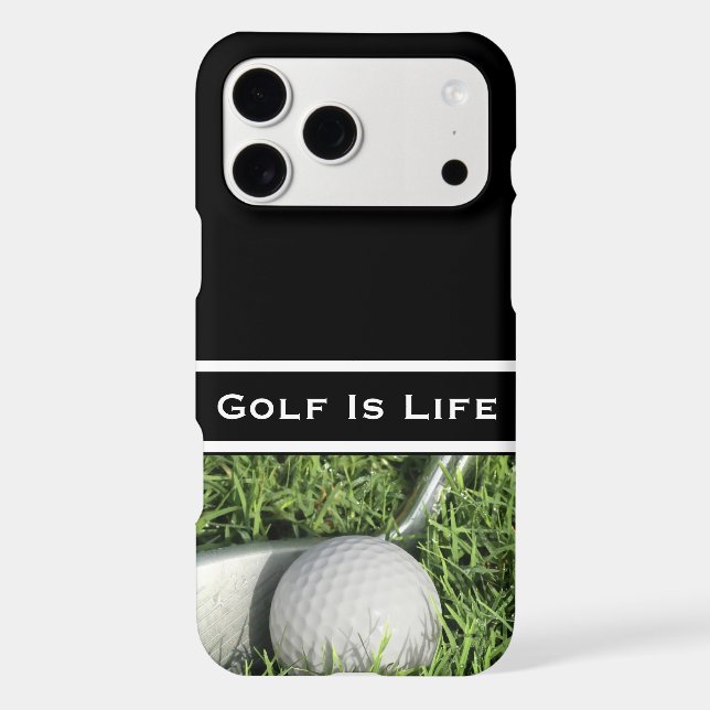 Mens Golf Theme Iphone Case (Back)