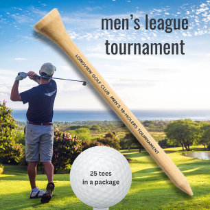 MEN'S GOLF TOURNAMENT 18 HOLERS PERSONALIZED TEES