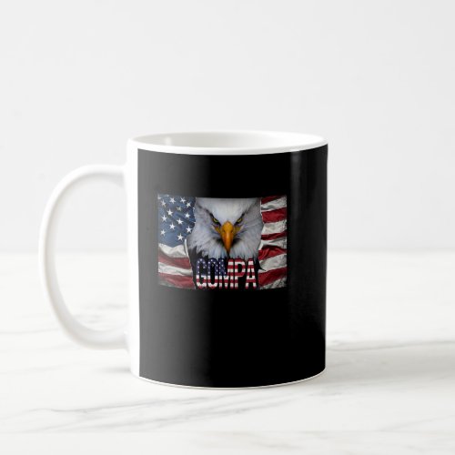 Mens Gompa Eagle American Flag Usa Patriotic 4th O Coffee Mug