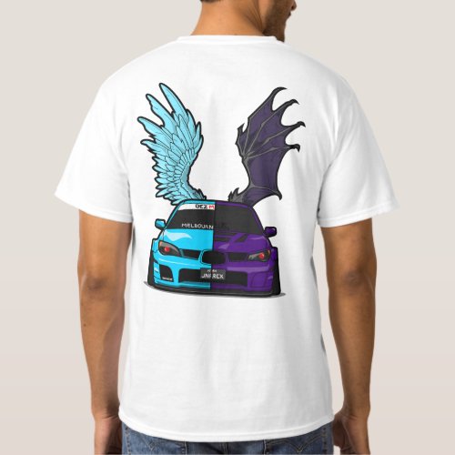 Mens Good  Evil Hawk eye T_Shirt