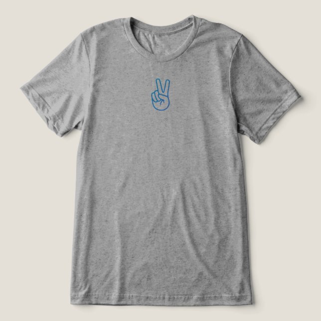 Men's Good Vibes Tri-Blend Shirt (Design Front)