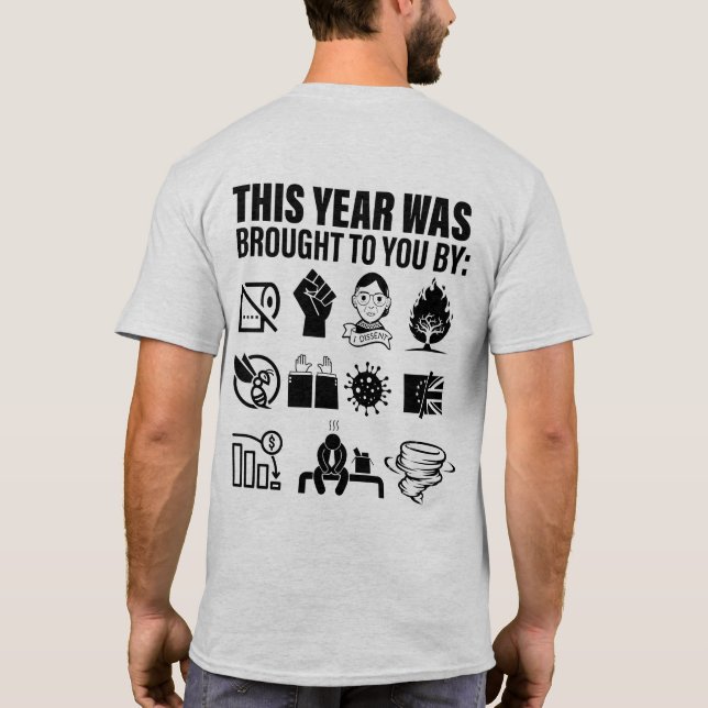 Men's GoodBye 2020 T-Shirt_2 T-Shirt (Back)