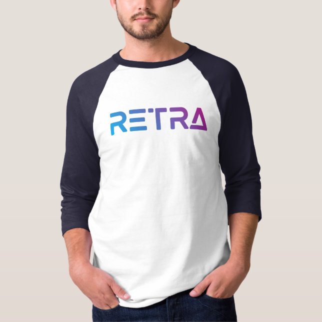 Men's Gradient Retra T-Shirt (Front)